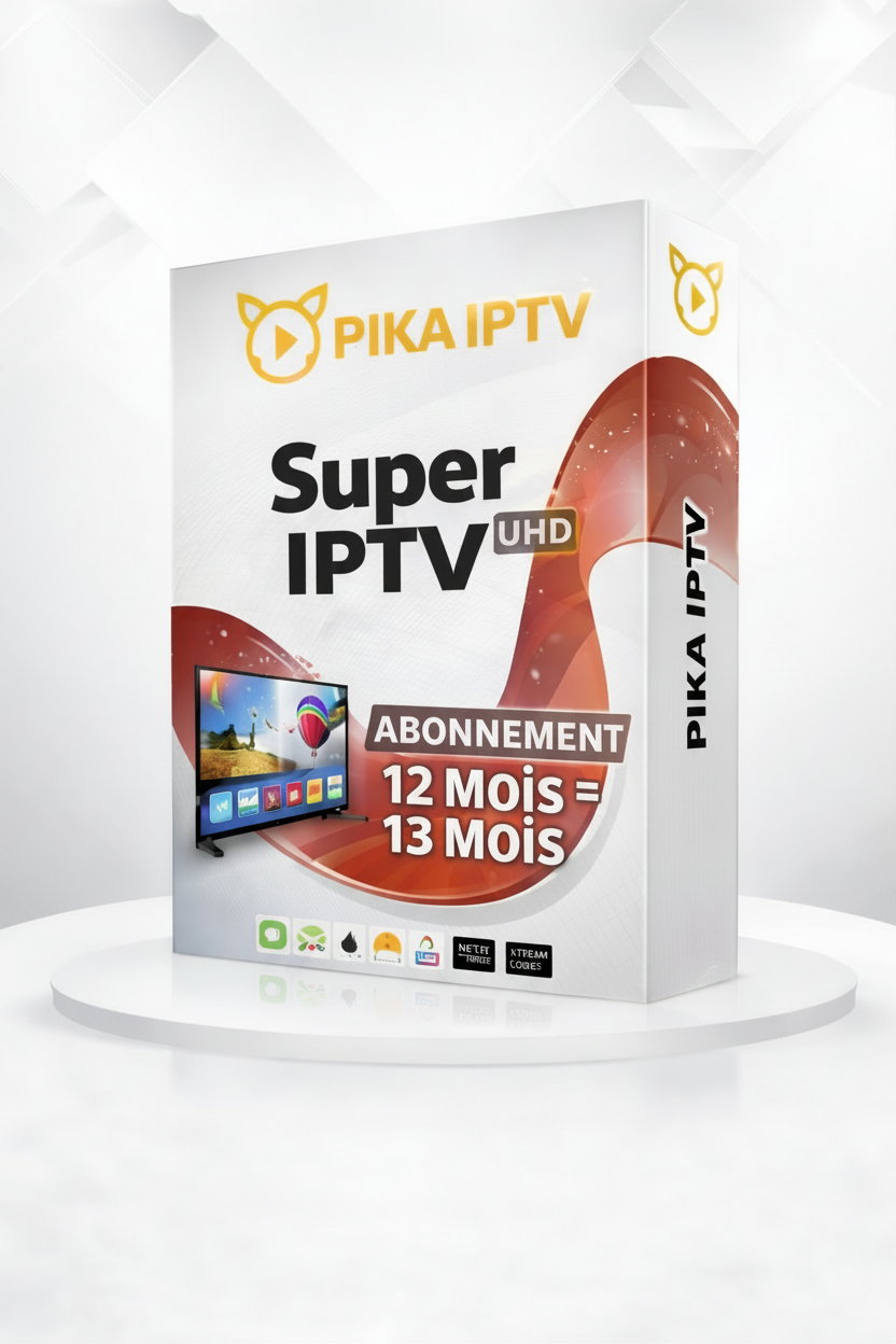 Abonnement iptv 12 mois pika iptv